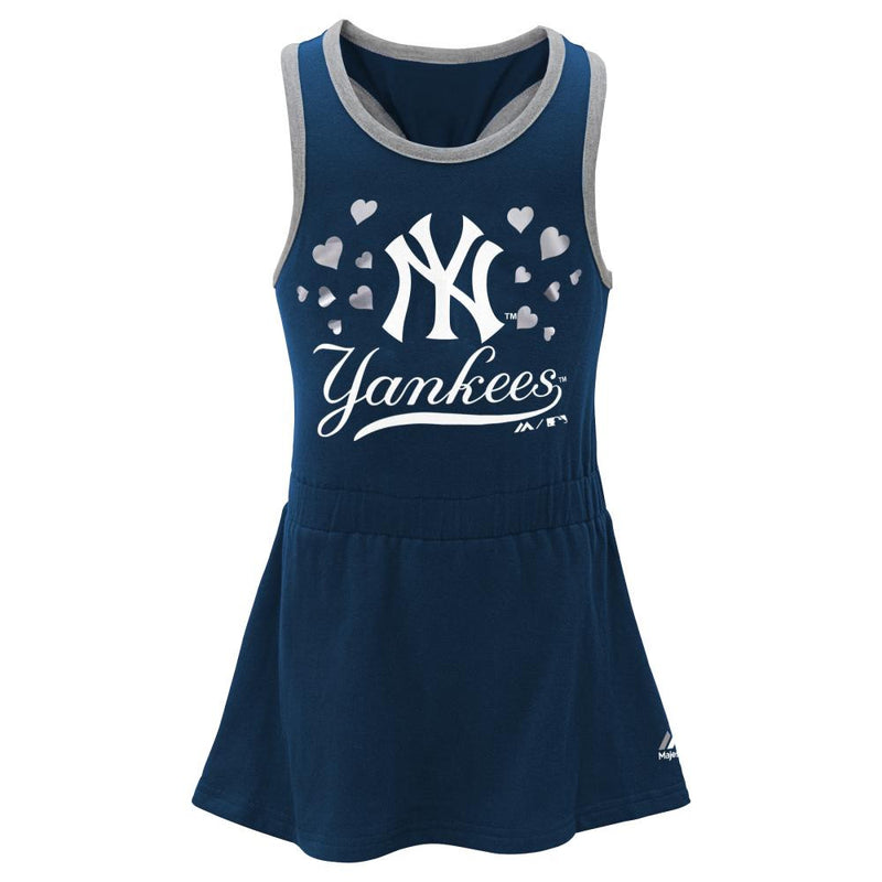 Yankees Toddler Girl Criss Cross Tank Dress
