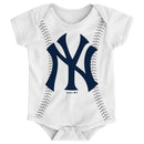 Yankees Baseball Stitches Creeper Set