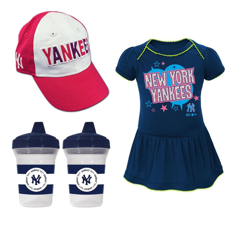 Yankees Infant Girl Gift Set