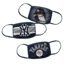 Yankees Kids Fashion Masks-3 Pack