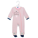 Yankees Girl Pink Infant Gameday Coveralls