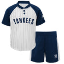 Yankees Boy Short Sleeve Shirt and Shorts Set