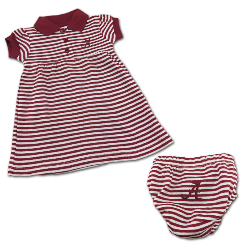  Alabama Striped Polo Dress with Bloomers