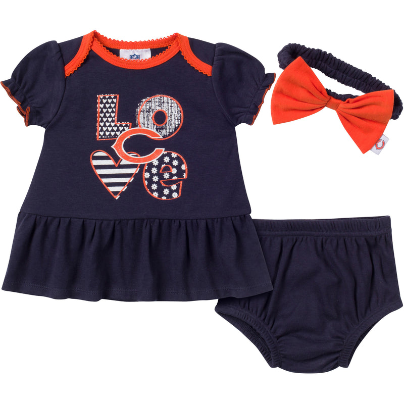 Love My Bears Baby Dress Outfit