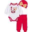 I Love the 49ers Baby Girl Outfit