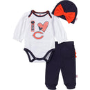 I Love the Bears Baby Girl Outfit