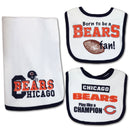 Bears Baby Bibs and Burp Cloth