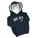  Embroidered Zip Up Braves Baby Hoodie