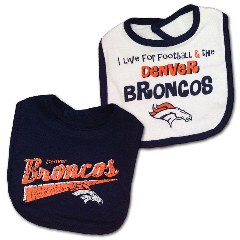 Broncos Baby Bibs
