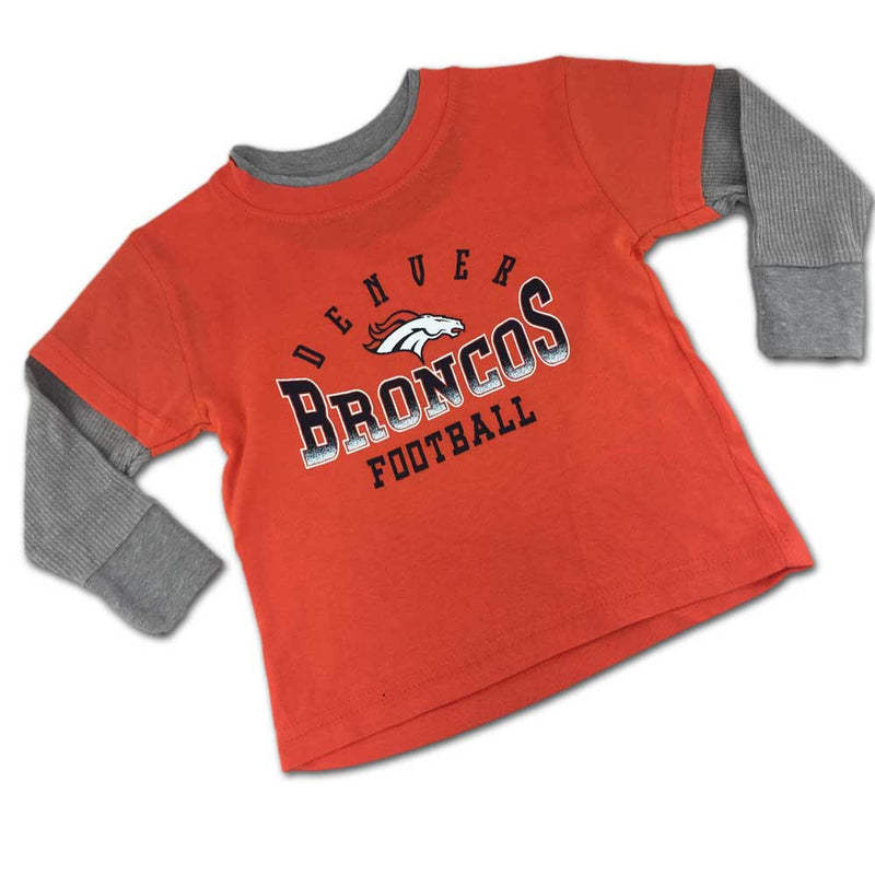Denver Broncos Fan Thermal Layered Tee