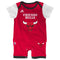 Bulls Basketball Newborn Jersey Romper