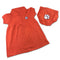 Clemson Polo Dress with Embroidered Bloomers