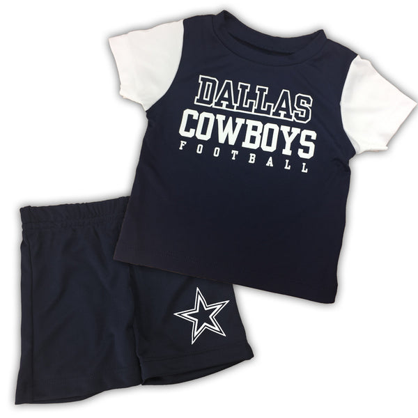 Dallas Cowboys Short Sleeve Tee & Pants Set – babyfans