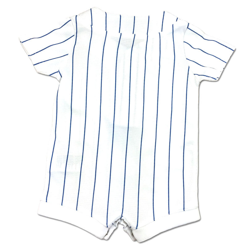 Authentic Cubs Baby Jersey Pinstripe Romper