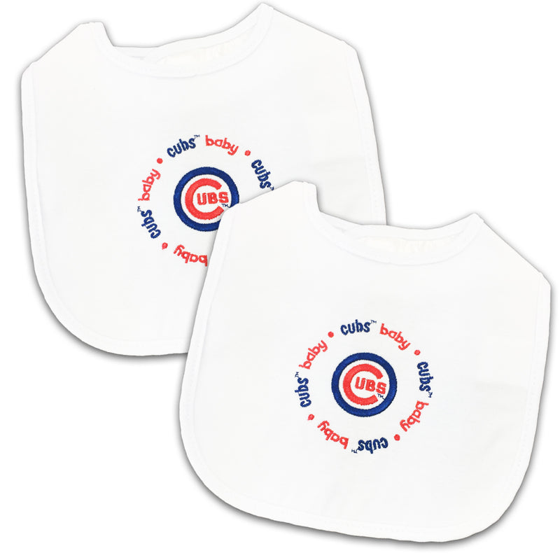 Cubs Two Pack Baby Bibs