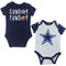 Sunday Funday Cowboys Baby Bodysuits