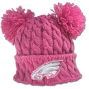 Eagles Pink Double Pom Pom Hat