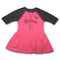 Giants Toddler Pink Baseball Shirt Dress