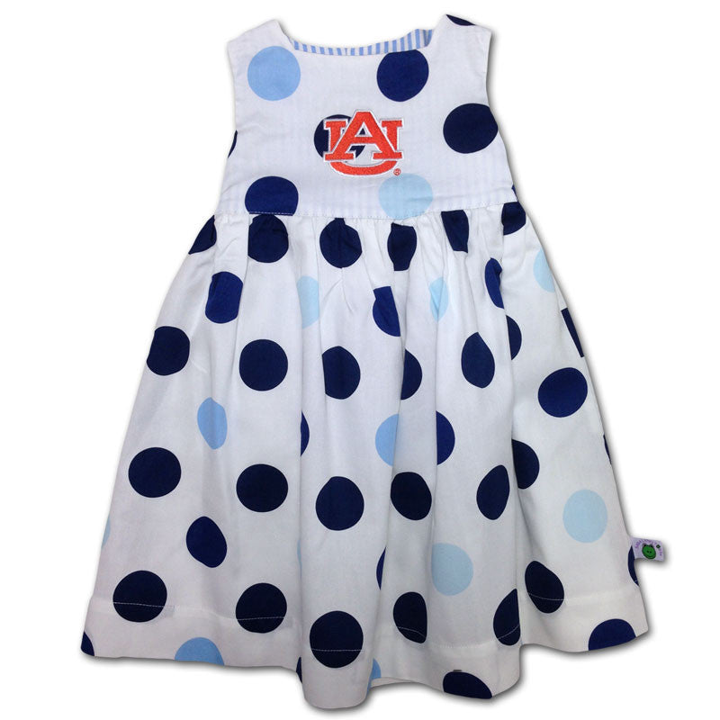 Auburn Baby Girl Polka Dot Dress