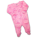 Baby Lakers Pink Logo Covered PJ's