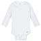 White Classic Long Sleeve Onesies® Brand Bodysuit