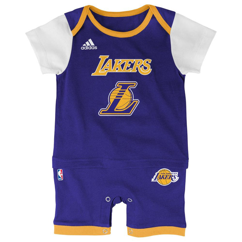 Lakers Basketball Newborn Jersey Romper