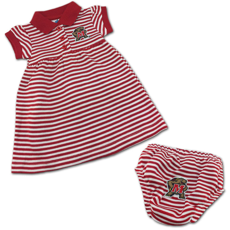 Maryland Striped Polo Dress with Bloomers