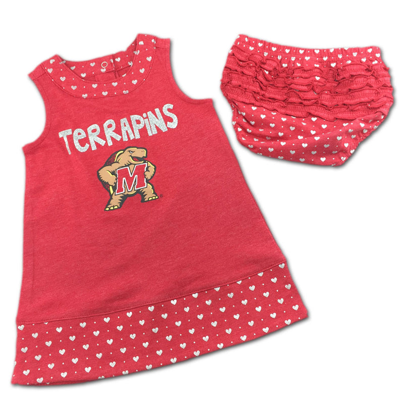 Maryland Spirited Heart Dress with Bloomers