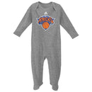 Knicks Basketball Newborn Thermal Coverall