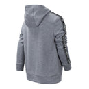 New Balance Boys Grey Heather Terry Hooded Pullover