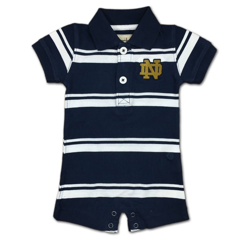 Notre Dame Golf Shirt Style Romper