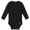 Boys Black Classic Long Sleeve Onesies® Brand Bodysuit
