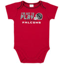 Falcons Baby Boys 3-Piece Bodysuit, Sleep 'N Play, and Cap Set