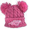 Panthers Pink Double Pom Pom Hat