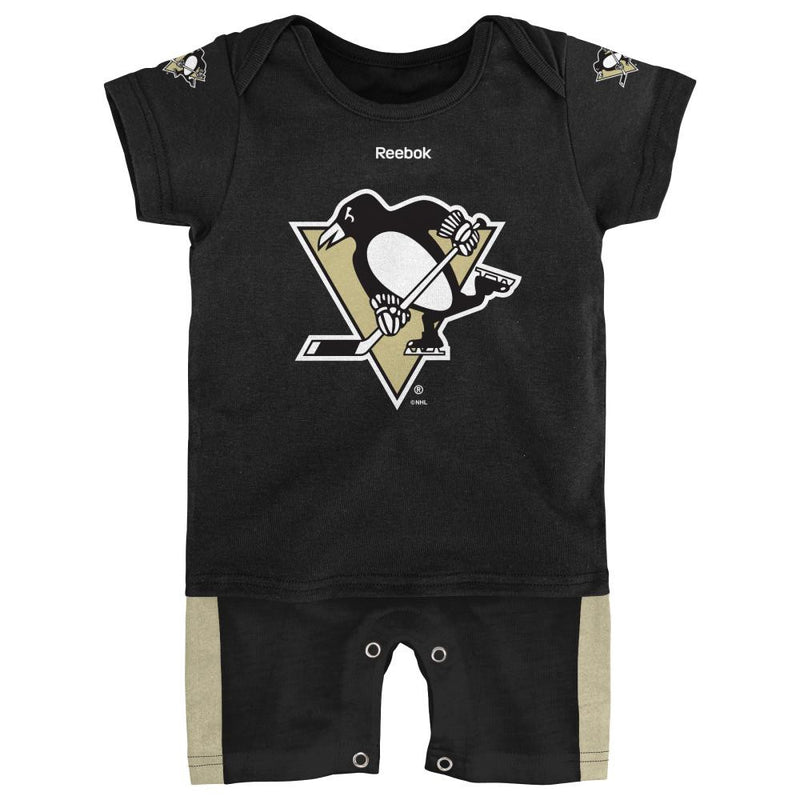 Penguins Hockey Newborn Jersey Romper