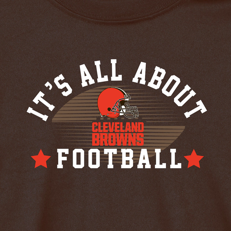 Cleveland Browns Long Sleeve Tee in Brown