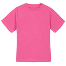 Girls Hot Pink Classic Short Sleeve Tee Shirt