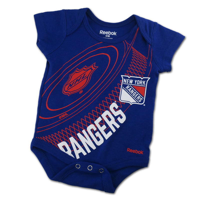 Baby Rangers Fan Hockey Onesie