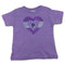 Sparkly Heart Lavender Red Sox Tee