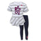 Boston Red Sox Infant Girl Top & Capri Outfit