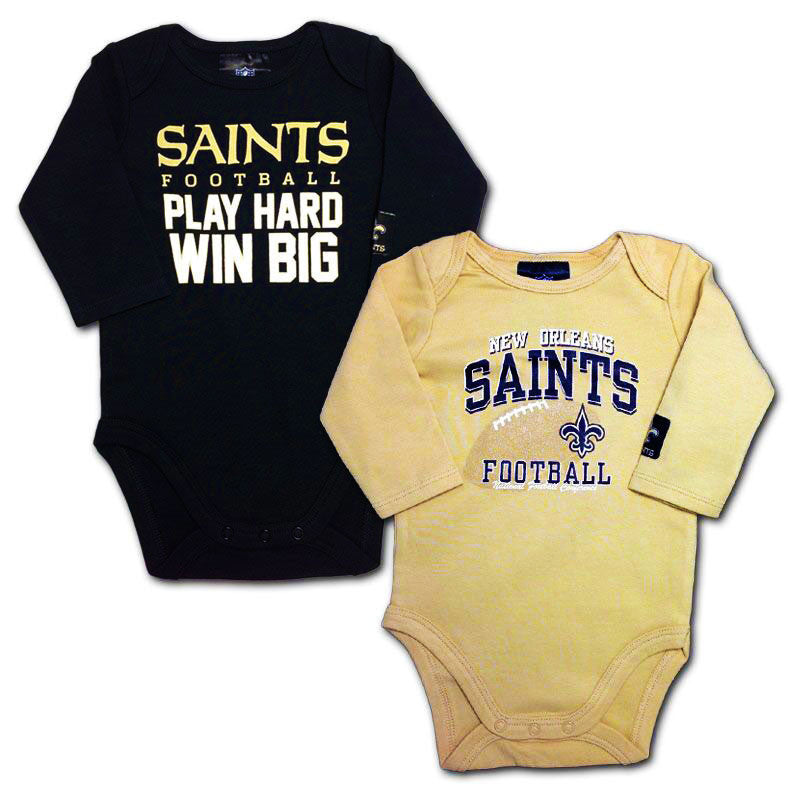 Saints Baby "Win Big" Bodysuit 2-Pack