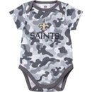 Baby Saints Fan Camo Onesie