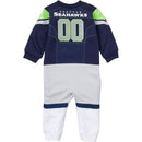 Official Seattle Seahawks Baby Uniform Sleeper