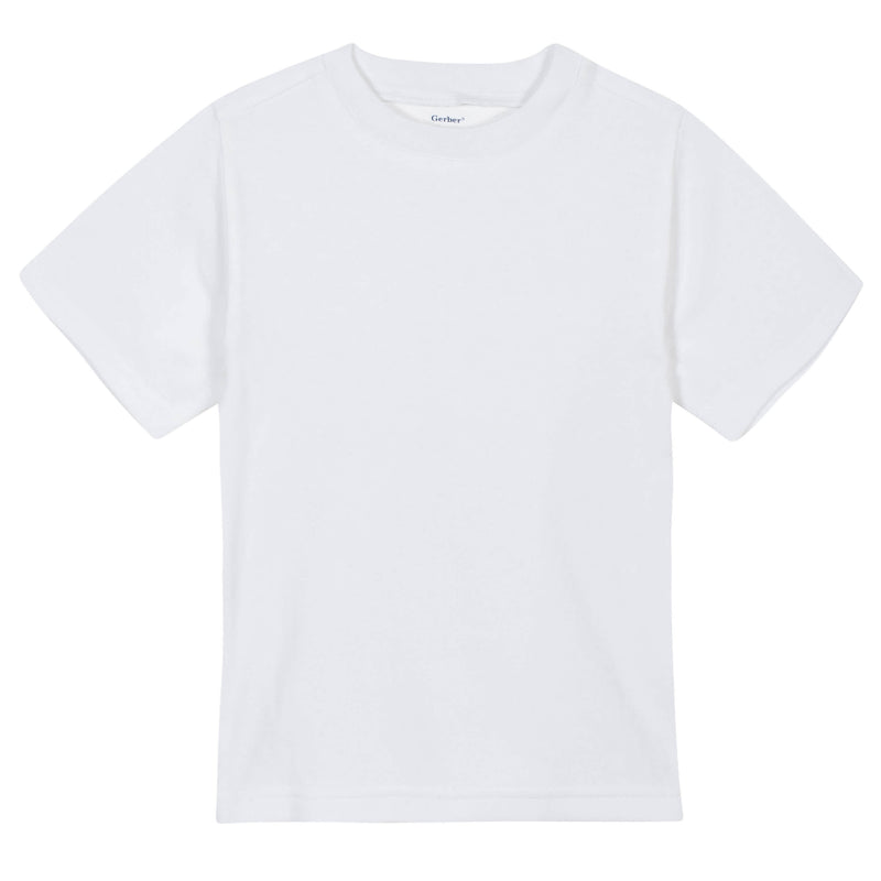 White Classic Short Sleeve Tee Shirt