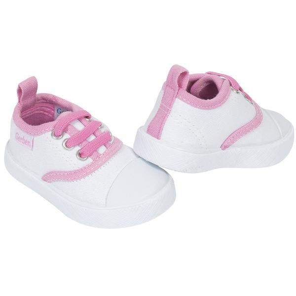 Sweet Pink Baby Girls’ Lace Up Canvas Shoe