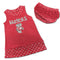 Wisconsin Spirited Heart Dress with Bloomers
