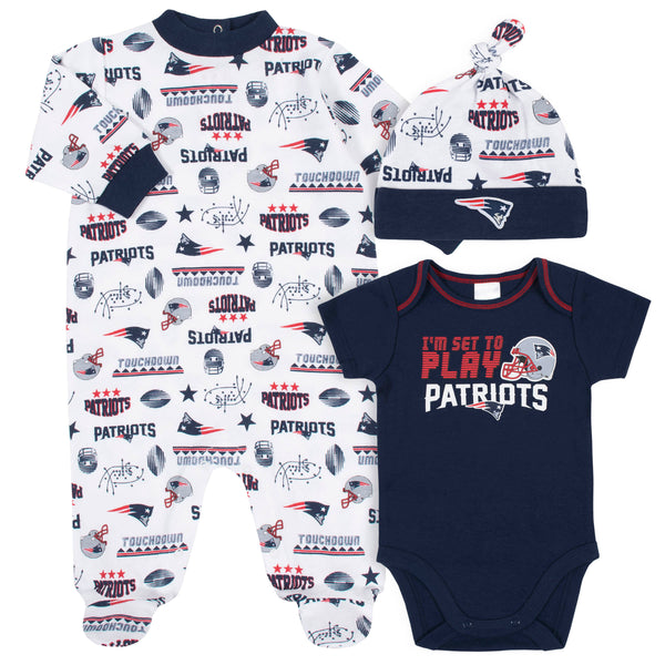 NFL Infant Boys’ Sleep & Play - New England Patriots