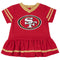 49ers Baby Girl Team Dress with Bloomers